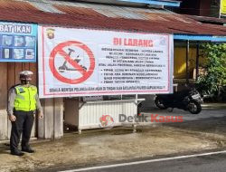 Satlantas Polres Kapuas Hulu Sosialisasi Larangan Penggunaan Sepeda Listrik di Jalan