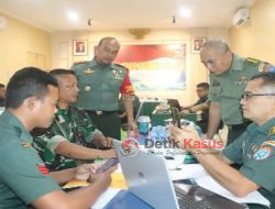 Kodim 1206/Psb Terima Tim Was Current Audit dari Itdam XII/Tpr