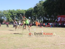 Meriahkan HUT RI, KKG PJOK SD Bojonegoro Gelar Lomba Dongongan dan Engrang