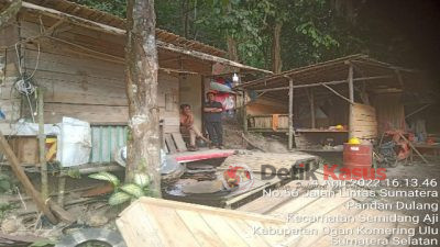 DIduga Proyek Siluman Dikerjakan di Desa Pandan Dulang-Semidang Aji