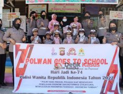 Sambut HUT Polwan ke-74, Polwan Polres Kapuas Hulu Laksanakan Goes to School