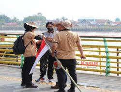 Sebanyak 1000 Bendera Berkibar di Ikon Wisata Baru Kota Pontianak