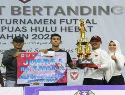 Polres Kapuas Hulu Menjuarai Turnamen Futsal Piala “Kapuas Hulu HEBAT”