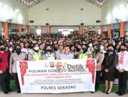 Sambut HUT Polwan ke-74, Polres Sekadau Gelar Polwan Goes to School