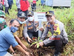 Hijaukan Bumi Ketapang, Kapolres Ketapang Pimpin Gerakan Penanaman Pohon