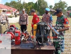 Polsek Suhaid Polres Kapuas Hulu Gelar Apel Kesiapsiagaan Penanggulangan Karhutla