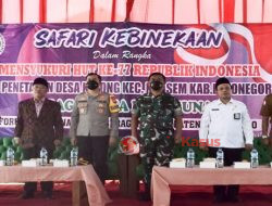 Dandim Bojonegoro Ikuti Safari Kebhinekaan Hari Kemerdekaan Republik Indonesia