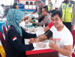 Jelang HUT Polwan ke-74 dan Hari Lalu Lintas ke-67, Polres Sekadau Gelar Donor Darah