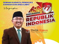 Keluarga Besar Demang Kurantil Pringkuku Krandah Kanjeng Djimat Mengucapkan Dirgahayu RI Ke-77