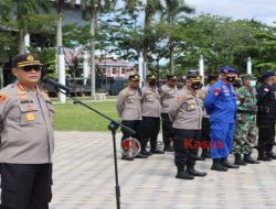 Kapolresta Pontianak Pimpin Apel Kesiapan Pengamanan Aksi Unjuk Rasa