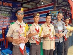 Kanit Binmas Polsek Bunut Hulu Buka Stand Literasi di Bumi Perkemahan Pramuka Rimba Laung