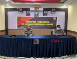 Bag SDM Polres Sanggau Gelar Latkatpuan Fungsi Teknis Kepolisian Anggota Polres Sanggau