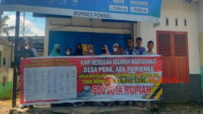 Rp500 Juta Anggaran BUMDes Perk Aek Pamienke Terindikasi Diselewengkan