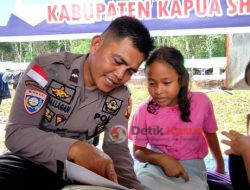 Kanit Binmas Polsek Bunut Hulu Buka Stand Literasi di Bumi Perkemahan Pramuka Rimba Laung