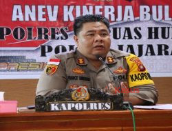 Pimpin Anev Kinerja Bulanan, Ini Arahan Kapolres Kapuas Hulu