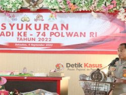 Kapolres Sekadau Berikan Apresiasi dan Selamat pada Momen Perayaan HUT Polwan