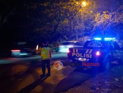 Polsek Sumberrejo Intensifkan Patroli Malam “Langit Biru” Antisipasi Tindak Kriminalitas di Jalan Sepi