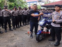 Sosialisasi Kejahatan Digital Perbankan dan Pemberian CSR oleh BRI Peduli di Ditsamapta Polda Kalbar