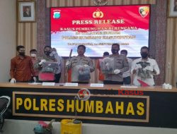 Polres Humbahas Tangkap Pelaku Pembunuhan di Sampean Doloksanggul