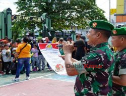 Kenalkan Profesi TNI pada Anak, Kodim 1016/Plk Terima Kunjungan Field Trip Kemah Pelangi