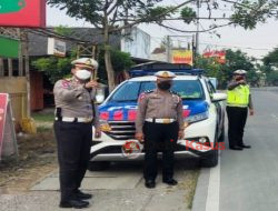 Cegah Laka Lantas, Satlantas Polres Bojonegoro berikan Imbuan kepada Pengguna Jalan