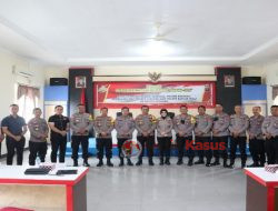 Polres Jajaran Polda Kalbar Ikuti Supervisi Ops Pol Peti Kapuas di Polres Sekadau