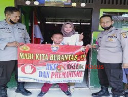 Satbinmas Polres Singkawang Sosialisasikan Sanksi Hukum Saber Pungli kepada Dewan Guru