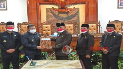 DPRD Tulungagung Rapat Paripurna , Perubahan Persetujuan APBD Tahun 2022