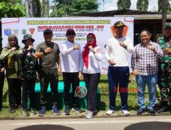 Sambut HUT TNI ke-77, Puluhan Sekolah Ikuti Lomba Gerak Jalan yang Diadakan Kodim 1206/Putussibau