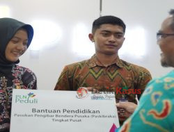 Peduli Dunia Pendidikan, PLN Serahkan Beasiswa untuk Siswa Paskibraka Nasional Asal Kalbar