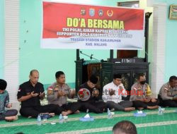 Turut Berduka Tragedi Kanjuruhan, Polres Kapuas Hulu Gelar Doa Bersama