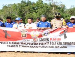 Polres Sekadau, KONI dan PSSI Doa Bersama untuk Korban Kanjuruhan