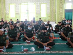 Prajurit dan PNS Kodam XII/Tpr Peringati Maulid Nabi Muhammad SAW 1444 H