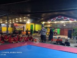 Satbinmas Polres Kubu Raya Kunjungi Komunitas Pencak Silat