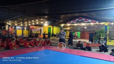 Satbinmas Polres Kubu Raya Kunjungi Komunitas Pencak Silat