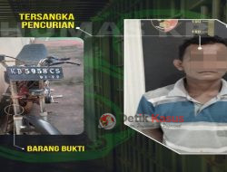 Polisi Berhasil Ringkus Seorang Pencuri Sepeda Motor di Mess PT GAN 3 Sungai Ambawang