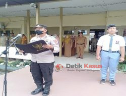 Jadi Pembina Upacara di SMAN 2 Singkawang, Kasat Binmas Tekankan ini