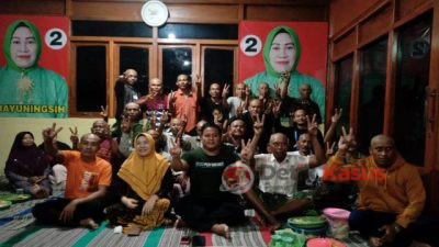 Cukur Gundul Warnai Kemenangan Calon Kepala Desa Beji Rahayuningsih