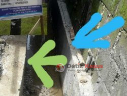 Diduga Hasil Pengecoran Pembangunan Drainase Di Kota Langsa Terpantau Kropos-Kropos