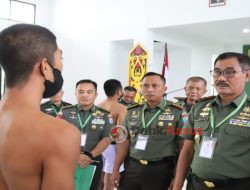 Pangdam XII/Tpr Pimpin Sidang Parade Tingkat Pusat Penerimaan Cata PK Reguler dan Keagamaan Gel II TA 2022