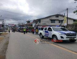 Polres Sekadau Amankan Rangkaian HUT SMPN 1 Sekadau Hilir ke-63