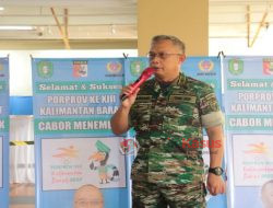 Kasdam XII/Tpr Buka PORPROV ke XIII Lomba Menembak