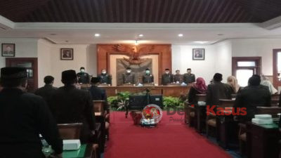 Dalam Gelar Rapat Paripurna APBD Tulungagung 2023 Disetujui DPRD