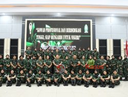 Korps Wanita Angkatan Darat Kodam XII/Tpr Ikuti Rakorbin Terpusat TA 2022