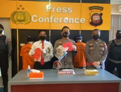 Wakapolres Singkawang Pimpin Press Release Pengungkapan Kasus Narkoba