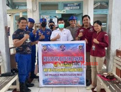 Sat Pol Air Polres Kapuas Hulu Gelar Donor Darah 