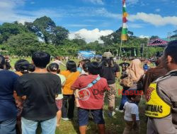 Polres Kapuas Hulu bersama Polsek Putussibau Utara Amankan Pembukaan Festival Budaya Kayaan Medalaam 2022