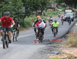 Kapolres Singkawang bersama Forkompinda Kota Sikawang Laksanakan Kegiatan Gowes