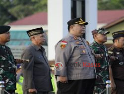 Kapolres Pimpin Apel Gabungan Kesiapan Pengamanan Perayaan Malam Tahun Baru