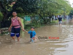 Banjir di Kampung Wirasari Desa Sutawinangun Kecamatan Kedawung-Cirebon